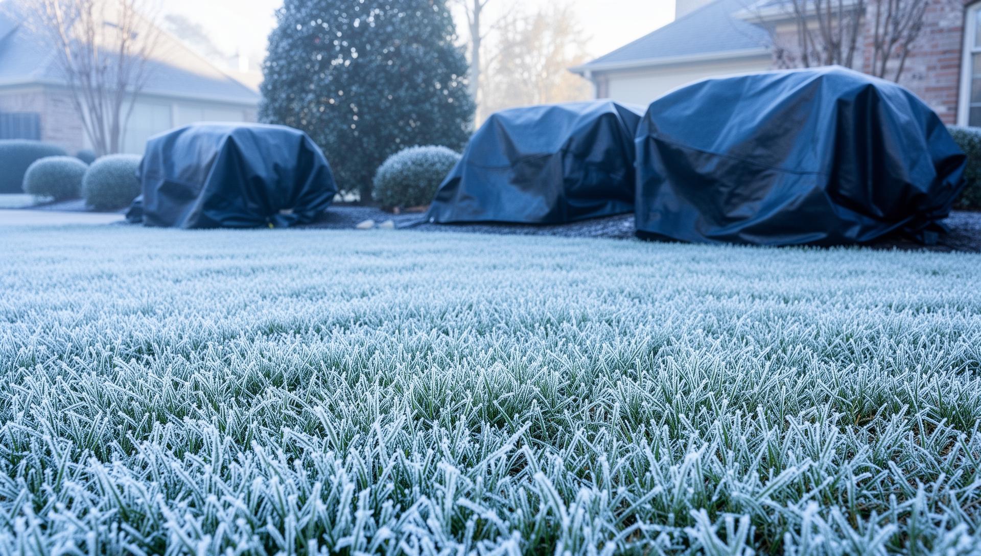 How to Protect Grass and Mulch During Texas Freezes